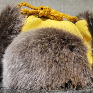 Indigenous handmade deer leather hat